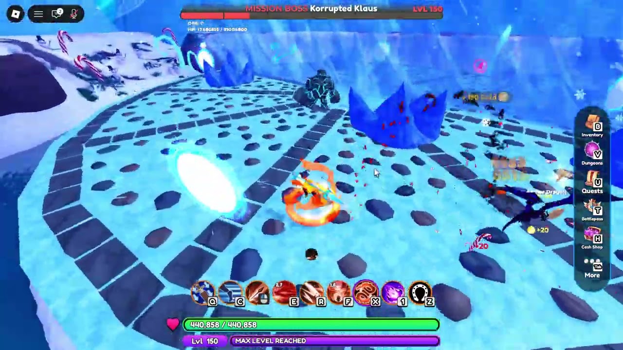 Roblox World//Zero Korrupted Klaus Insane Dragoon