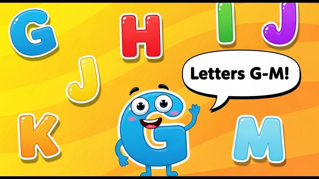 Learn the Alphabet G–M 🎶 | Fun ABC Song for Kids
