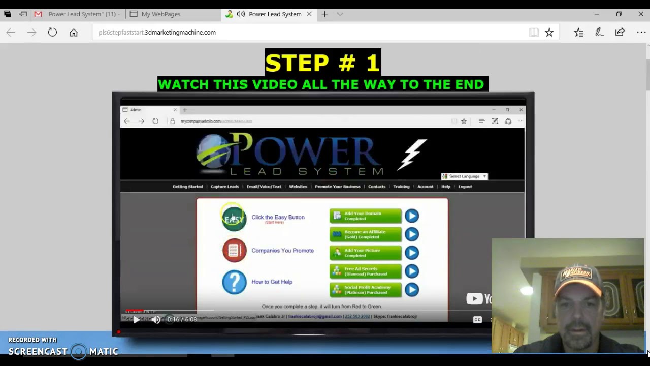 Power Lead System 6 step Fast start training