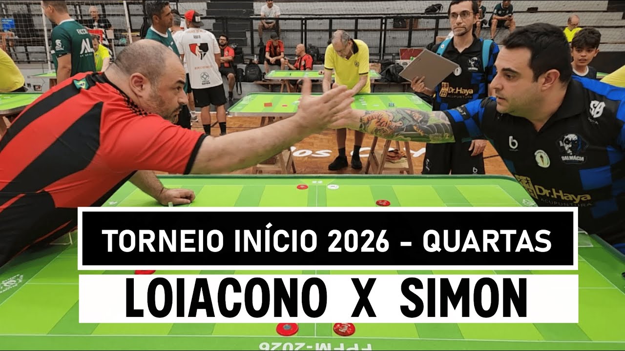 Simon (DFM) x Loiacono (CFC) - Torneio Início 2026 - Quartas de final