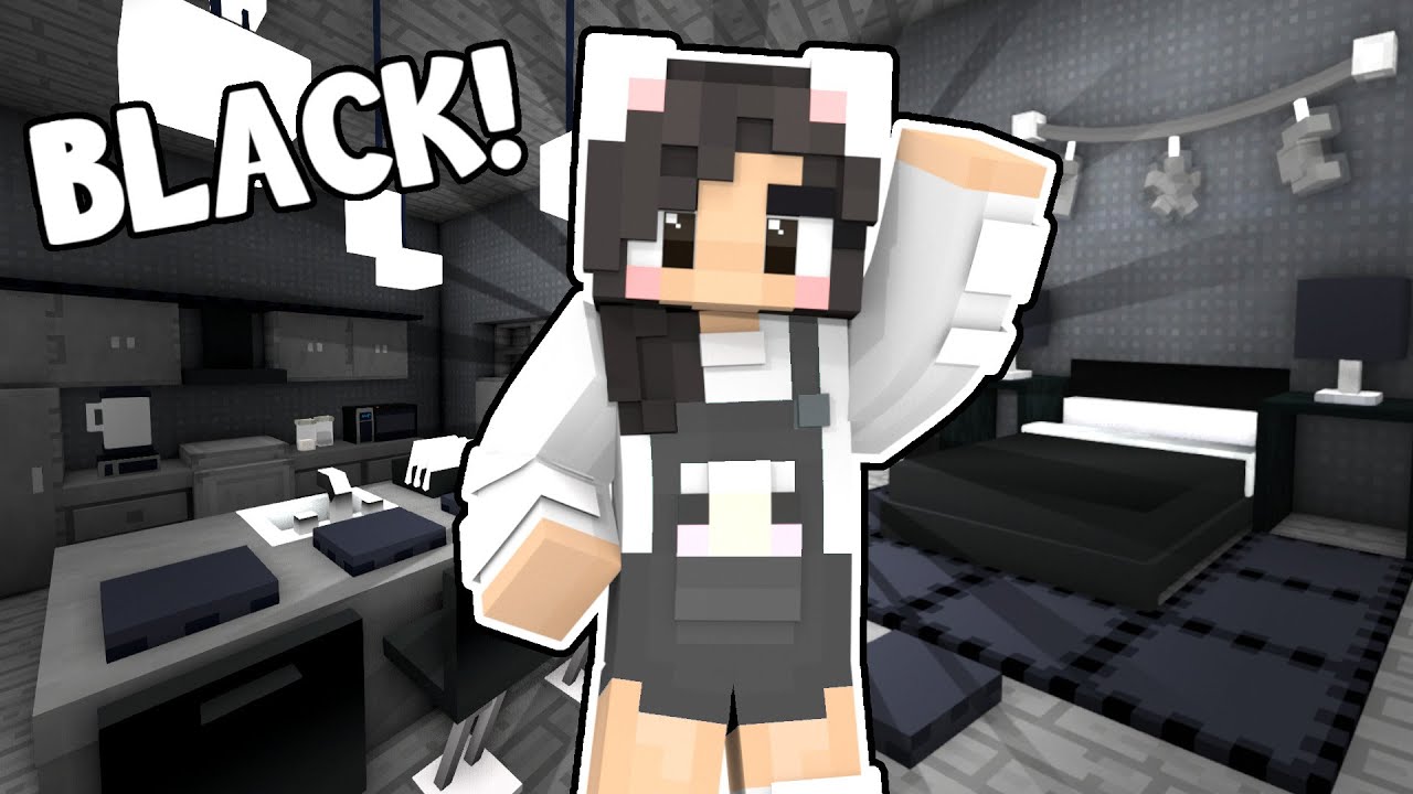 🖤Minecraft, но я могу строить только ЧЕРНЫМ!