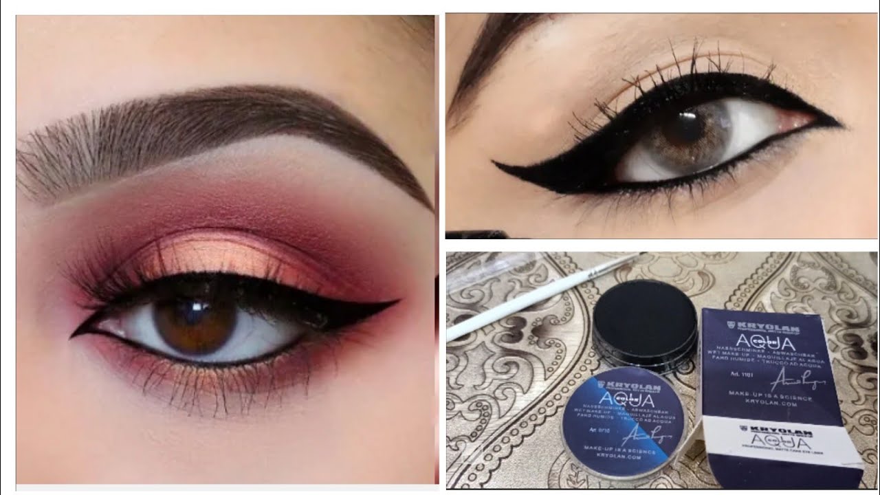 Best Eye Liner KRYOLAN AQUA Liner || How to apply Liner KRYOLAN ||
