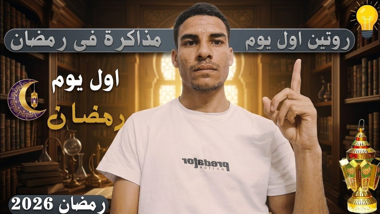 🌙 روتين مذاكرة اول يوم رمضان | طالب جامعي 📚