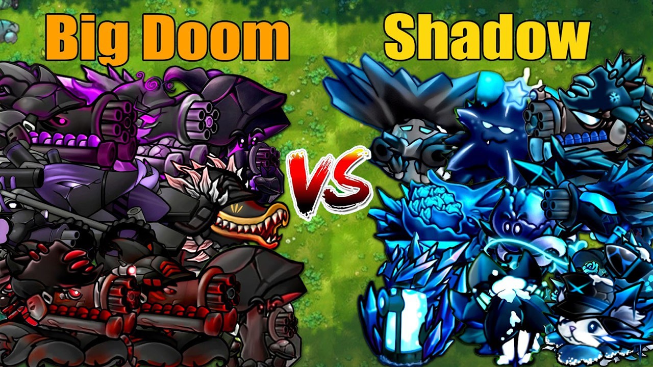 PVZ 1 Fusion 3.5 Challenge!! Team Doom VS Team Shadow VS 300 Zombie Random - Who Will Win?