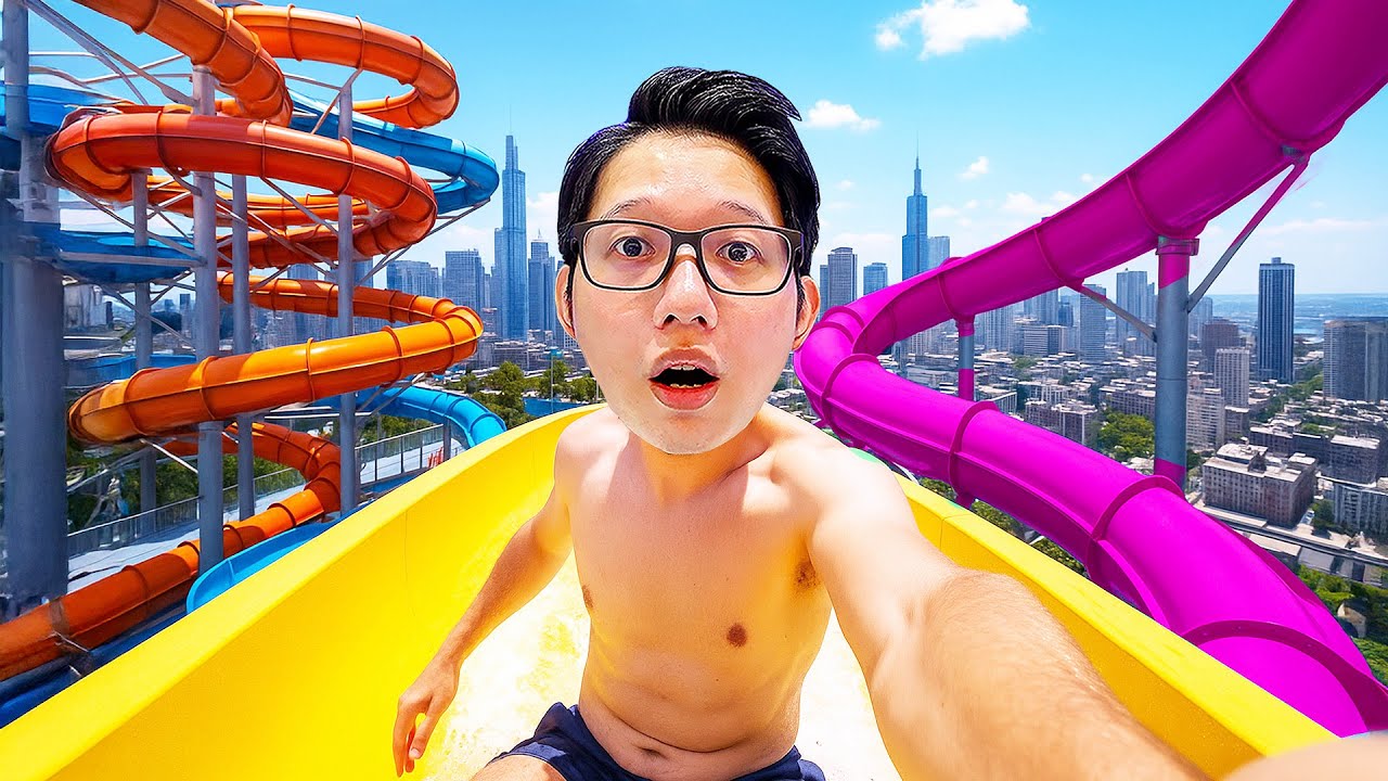 最高級的死亡滑水道也太像迷宮了吧！