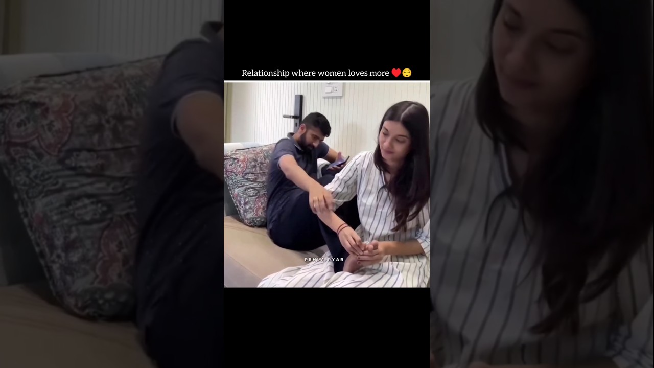 Relationship where women loves more &hearts;️/ instagram story #love #couplegoals #couplegoals #shorts #yt