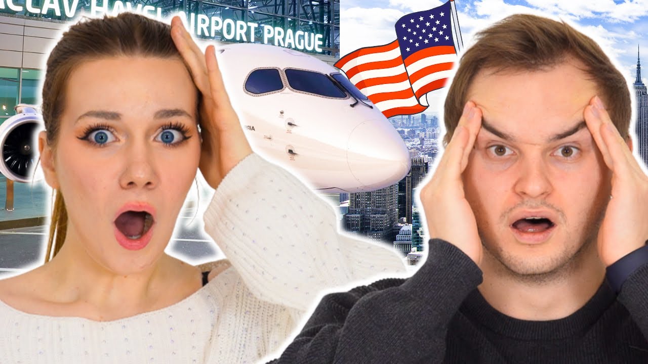 SBOHEM ČESKO😱✈️🇺🇸 (nejhorší let našeho života)