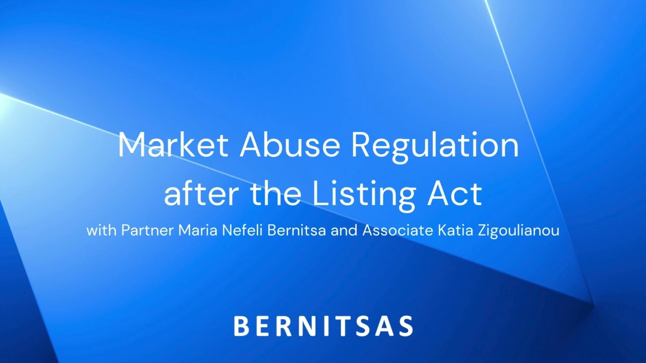 Podcast Ep.7: Market Abuse Regulation after the Listing Act