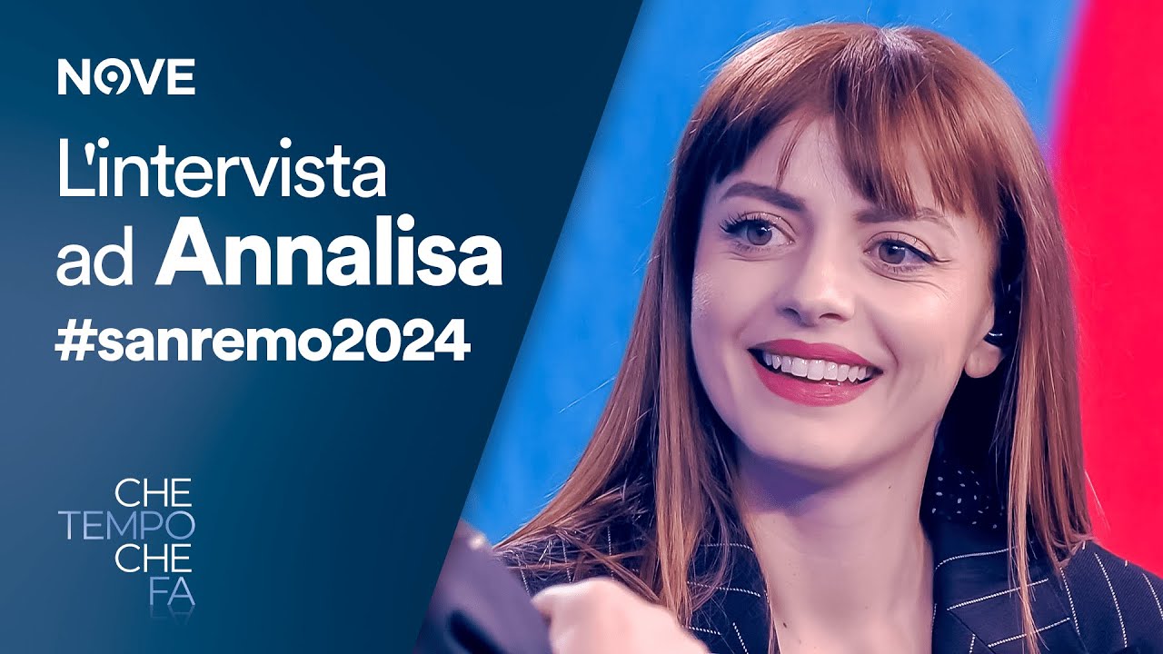 Che tempo che fa | L'intervista ad Annalisa reduce da Sanremo 2024 con la hit Sinceramente ❤️❤️