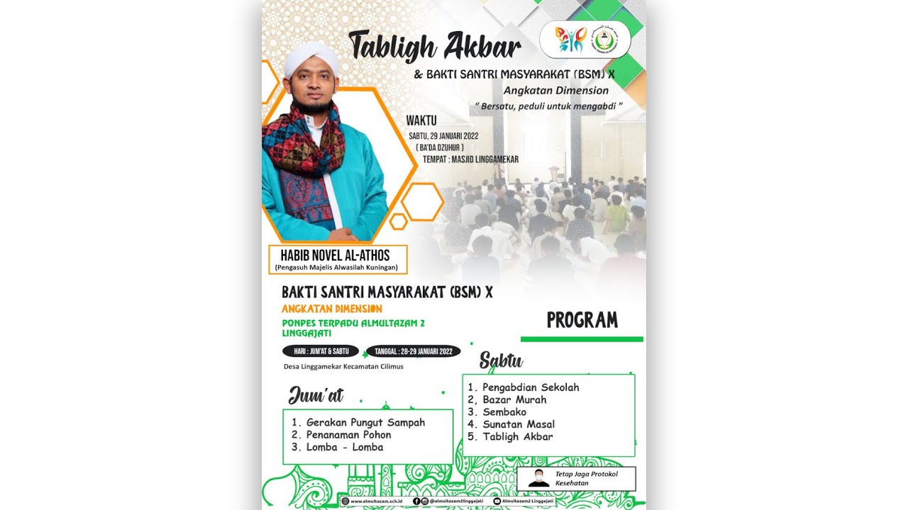 [LIVE] TABLIGH AKBAR & BAKTI SANTRI PADA MASYARAKAT (BSM)