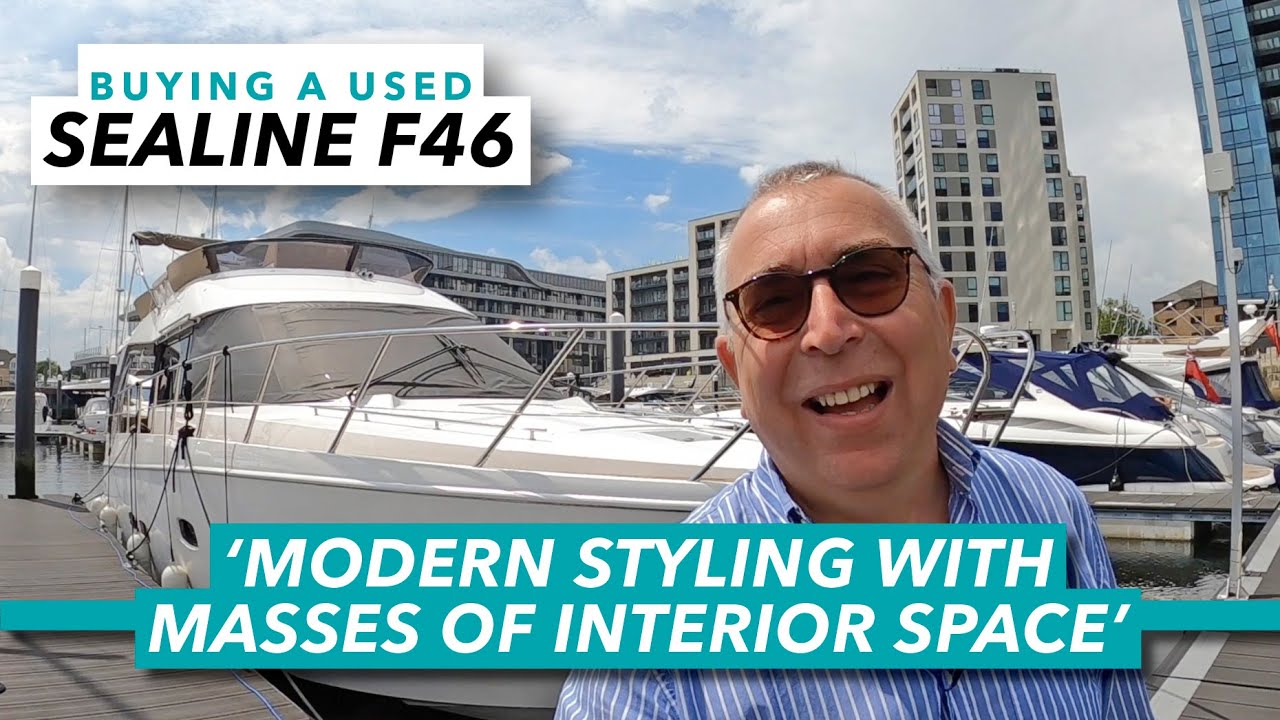 Modern styling with masses of interior space | Sealine F46 used boat review | Motor Boat & Yachting