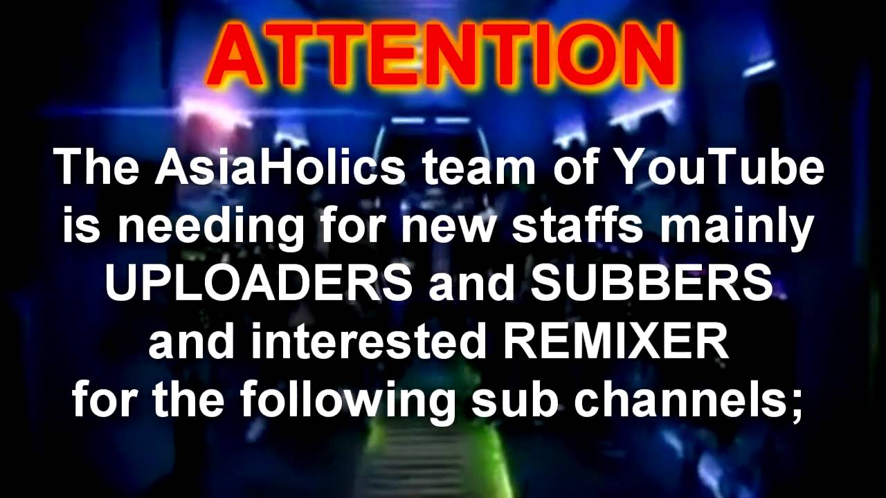 AsiaHolics is LOOKING for YOU!!