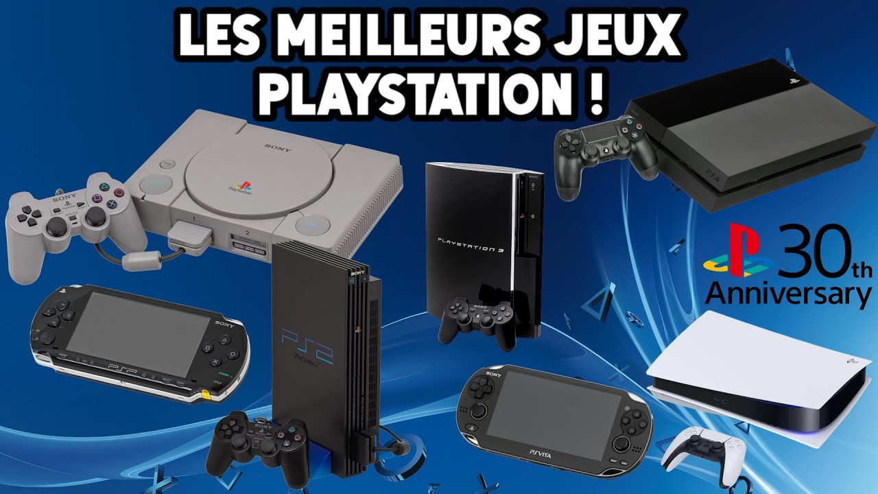 MES JEUX PLAYSTATION PRÉFÉRÉS par CONSOLE ! (PS1 à PS5)