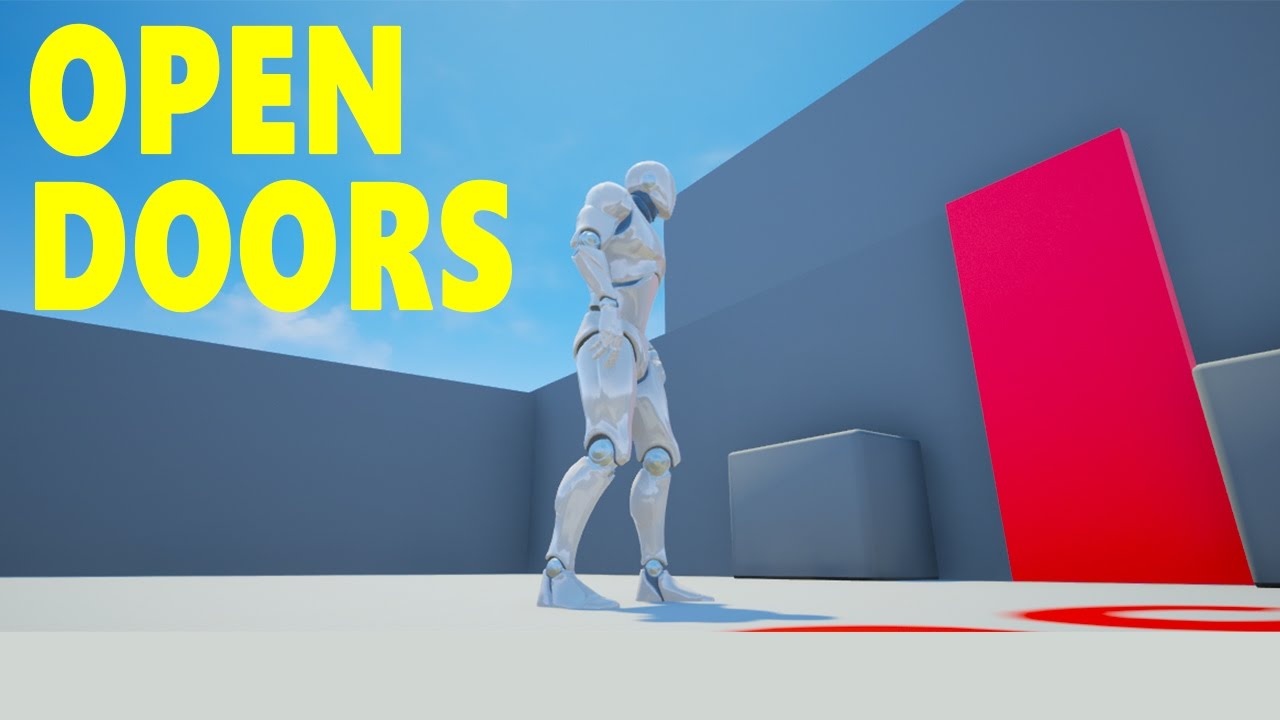 Unreal Engine 4 — ОТКРЫТЫЕ ДВЕРИ — чертеж