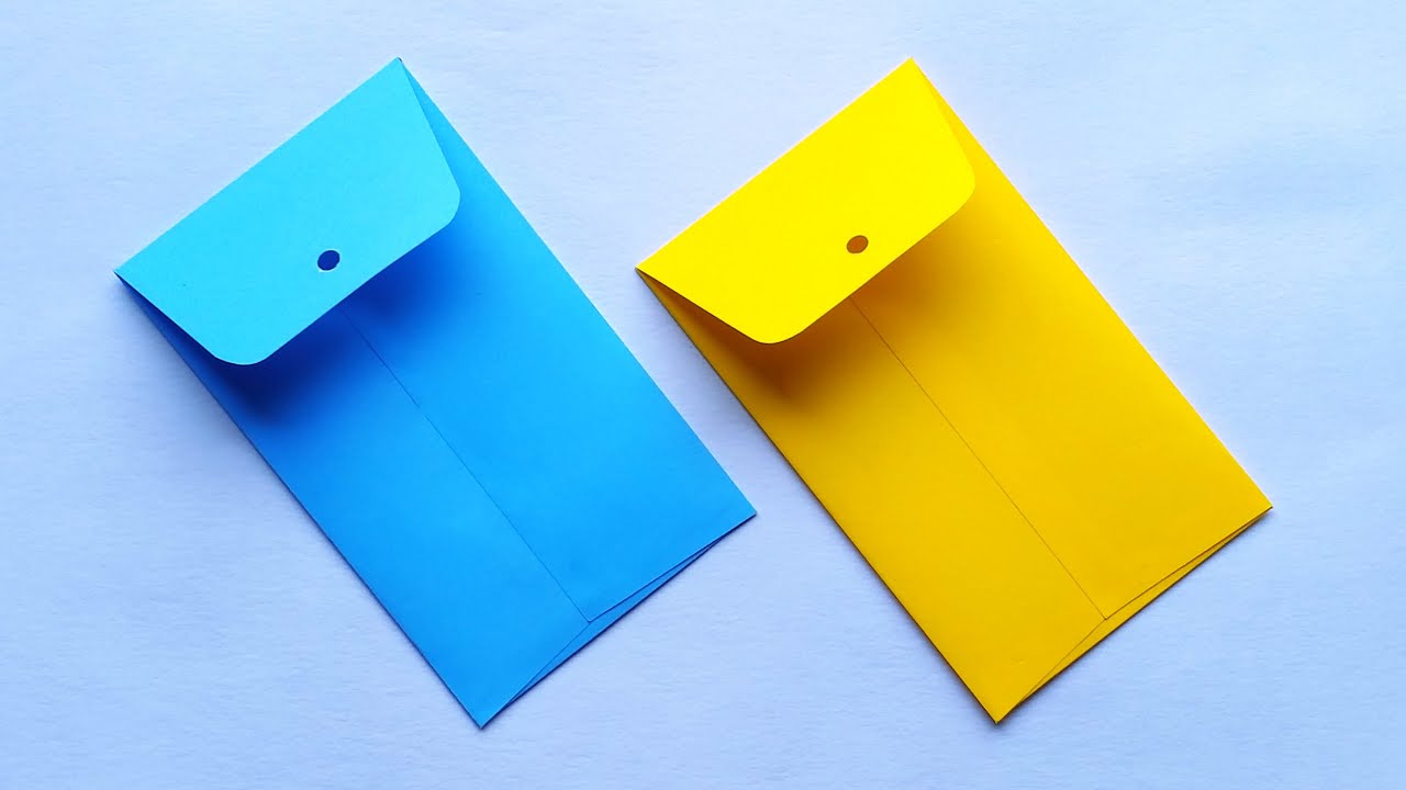 Easy And Simple Paper Envelope Making Tutorial || Cool Design Origami Envelope || DIYr Greeting Card