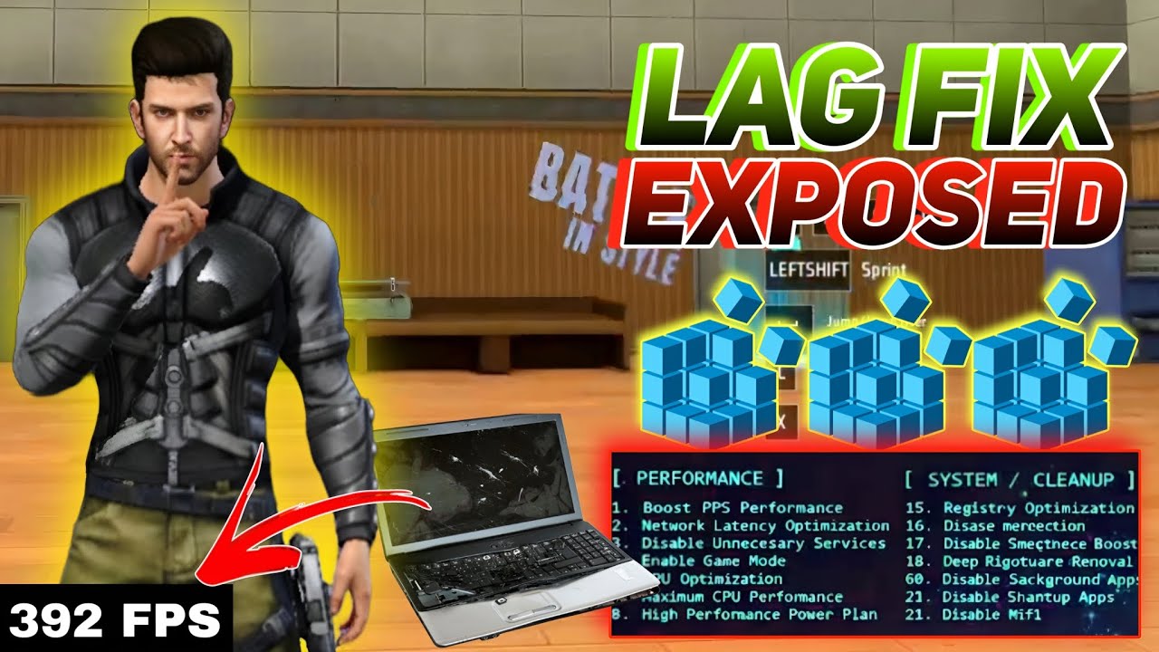 One A Way To Fix Lag On Low End Pc Laptop | How To fix Free Fire Lag On Low End Device #mp70teach 