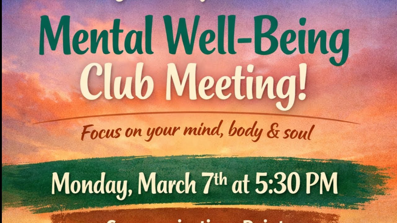 The Mental Wellbeing Club! Nina And Dan Spancers.