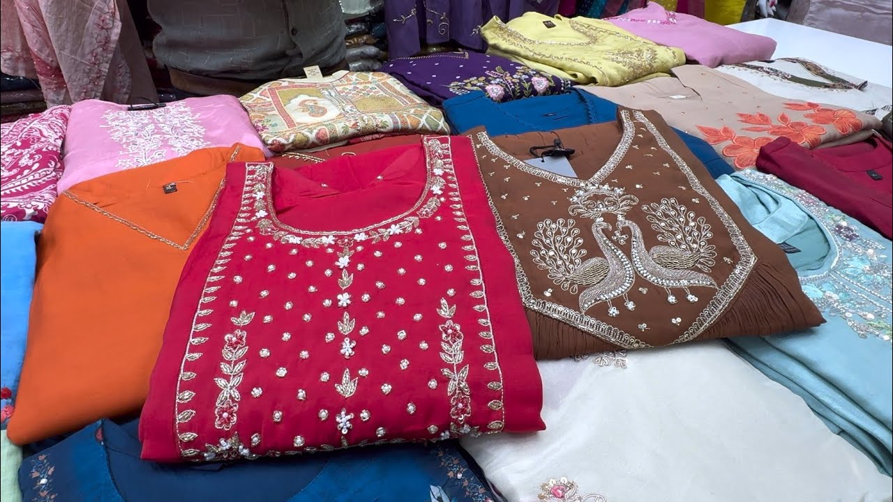 Chickpet Bangalore Wholesale Boutique Designer Kurti Set Collection Online Shopping Single Courier 