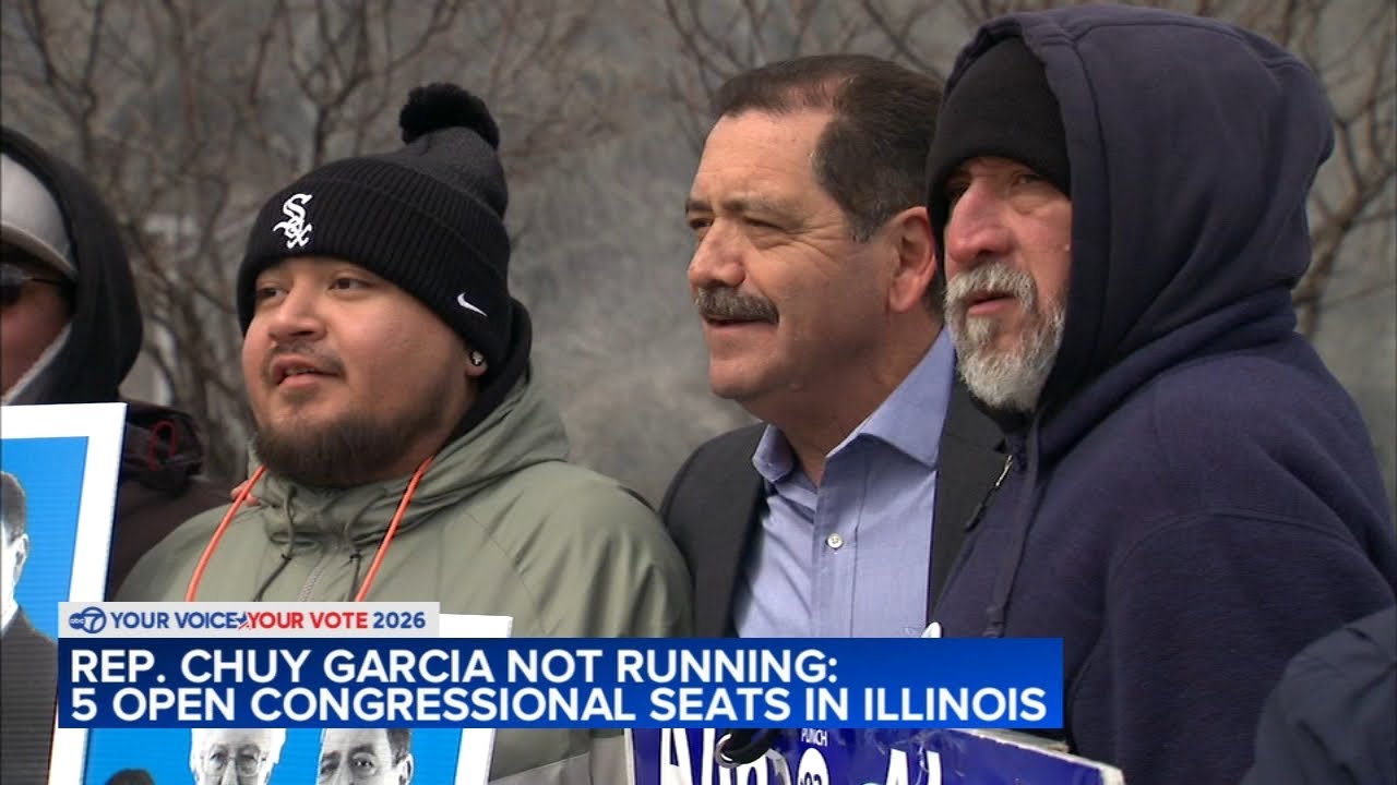 Jesus 'Chuy' Garcia's expected decision leaves 5 open US House seats in Illinois