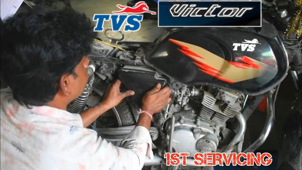 TVS Victor GL 1st Servicing//After Engine Repair//You Must Watch//BvjTech