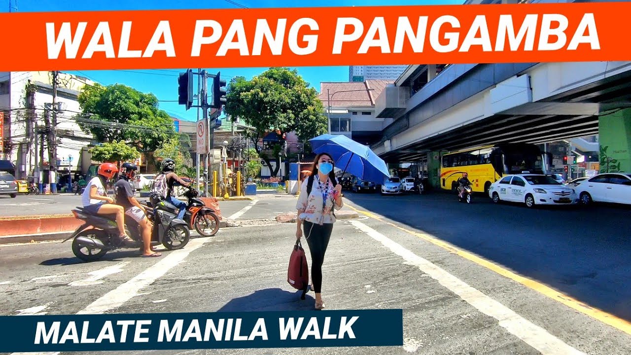 SAFE PA ! WALA PANG PANGAMBA | WALKING IN QUIRINO AVENUE MALATE MANILA | 4K CITY AMBIENT SOUNDS