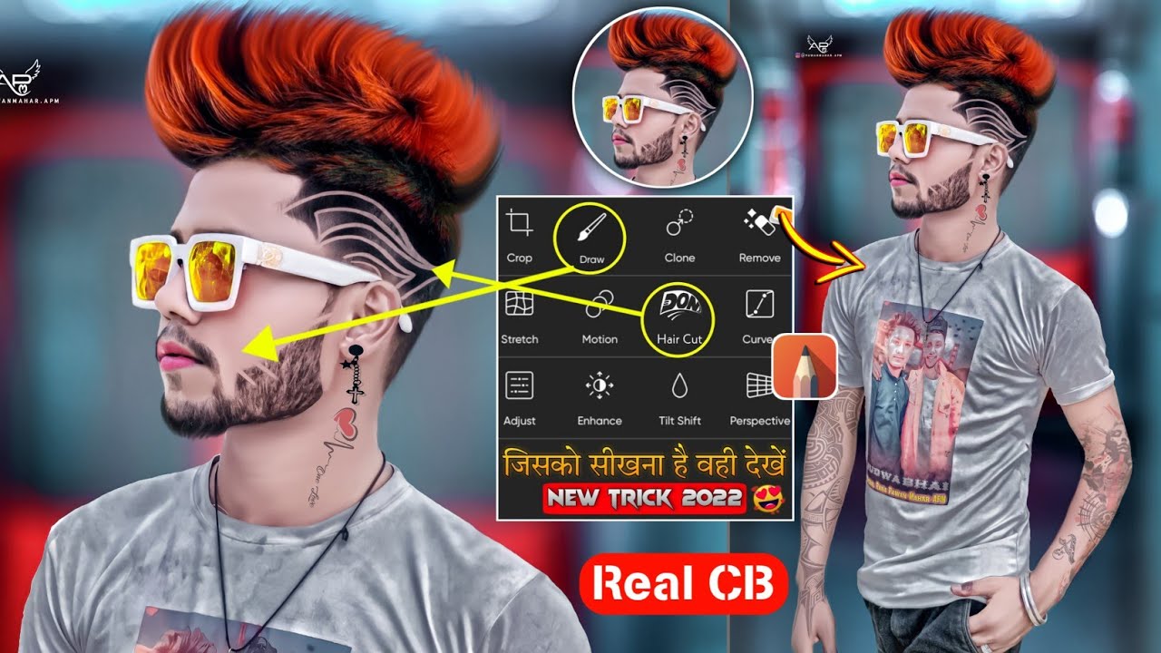 Real CB Editing in sketch book 2022 | CB Editing in Mobile | APM Editor | Picsart Face CB Editing