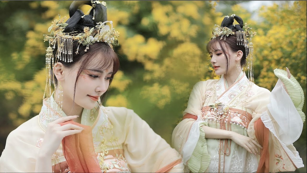 耗时4天4夜，我用砂纸制作了一套【中秋节佩饰】和【玉兔拟人造型】 #中秋古风妆造 | 雁鸿Aimee