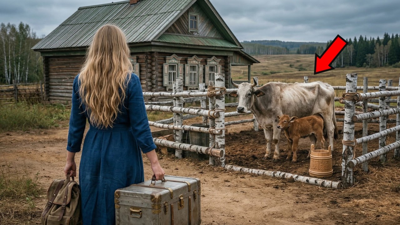 МОЛОДАЯ ВДОВА унаследовала СТАРУЮ ФЕРМУ с ХУДОЙ КОРОВОЙ и её ТЕЛЁНКОМ… Ей пришлось справляться