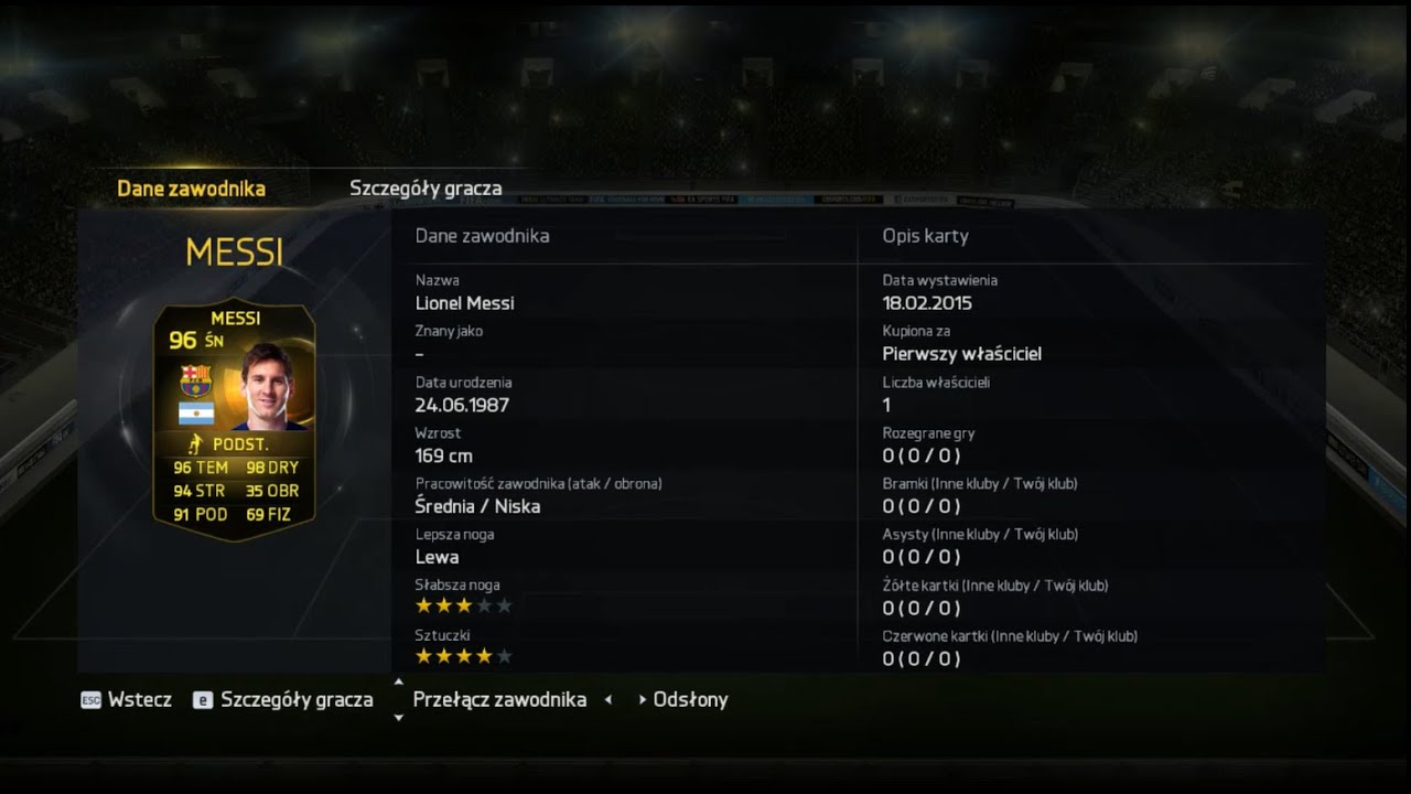 DISCARD LEO MESSI SIF! - SZCZEG&Oacute;ŁY KONKURSU O LEO - KAŻDA PLATFORMA.