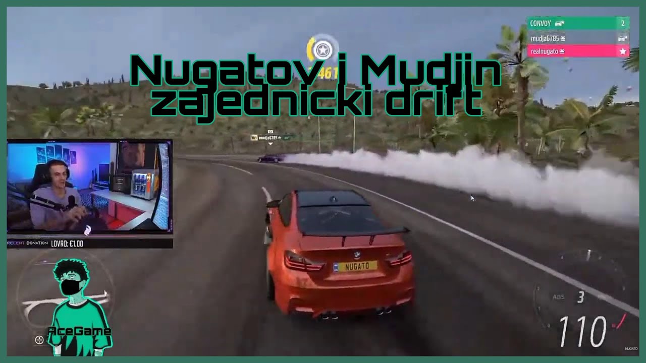 Nugatov i Mudjin prvi zajednicki drift u Forzi Horizon 5