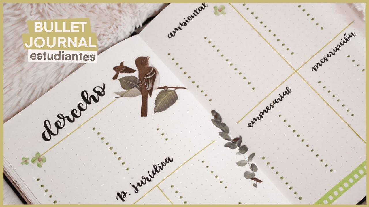 ORGANIZA TUS TAREAS DE FORMA EFICIENTE | BULLET JOURNAL para ESTUDIANTES