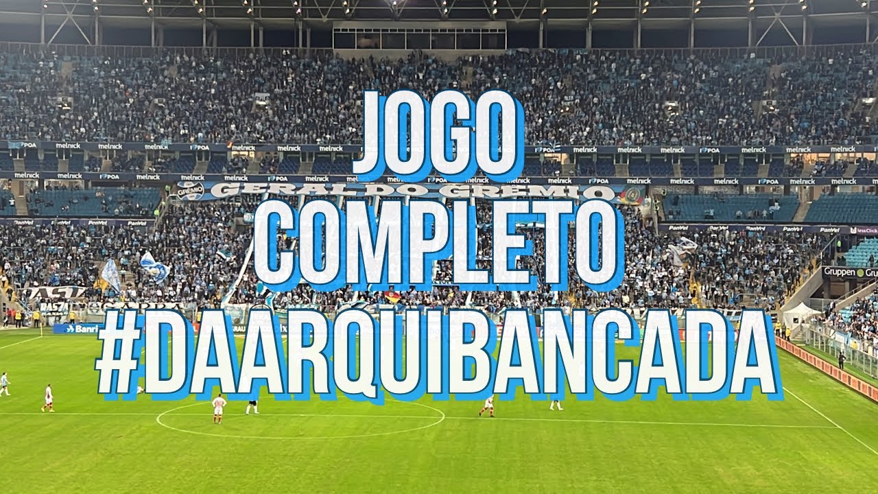 Grêmio 2x0 Náutico 08.07.2022 jogo completo #daarquibancada