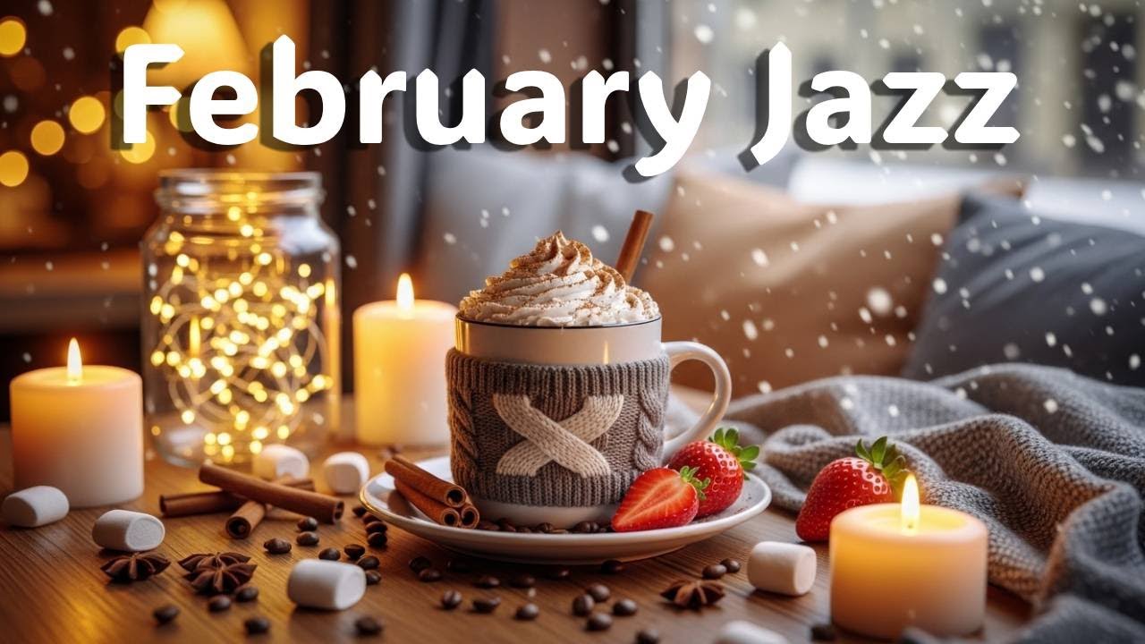 Cozy February Jazz ☕ Relaxing Sweet Piano Jazz and Gentle Bossa Nova for Relaxing & Focus