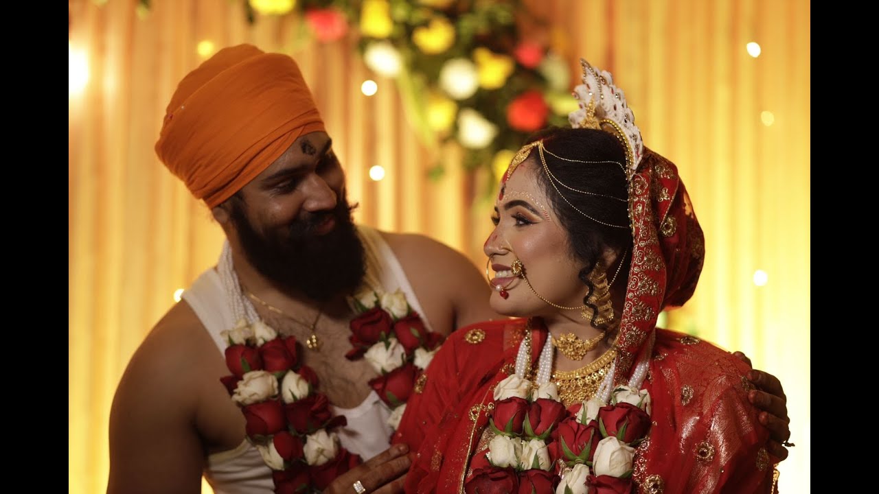 MADHUJA & JEEWANJOT FULL VIDEO of the BIG FAT BENGALI PUNJABI WEDDING