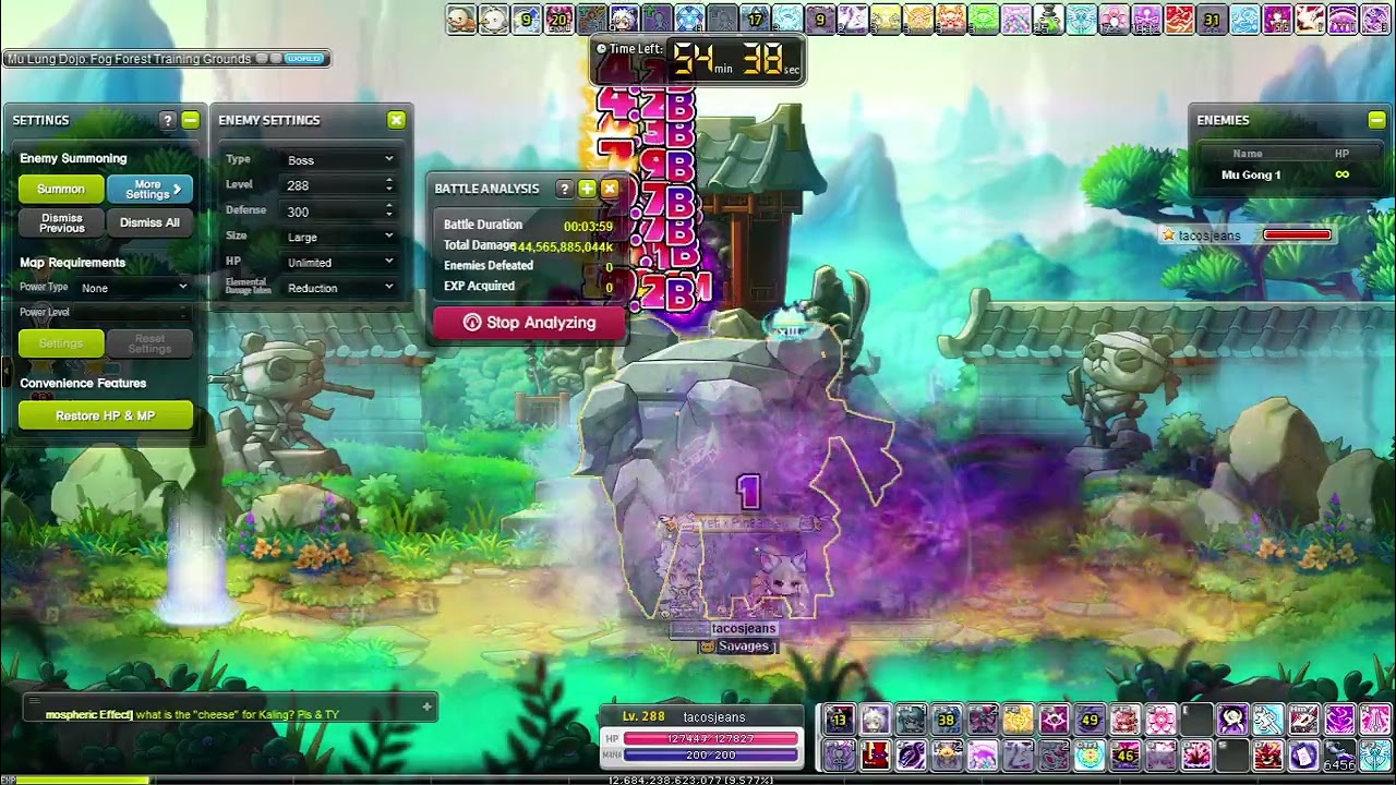 [GMS Reboot Kronos] 78k Kanna 511b/s Full Rotation + Gear Video