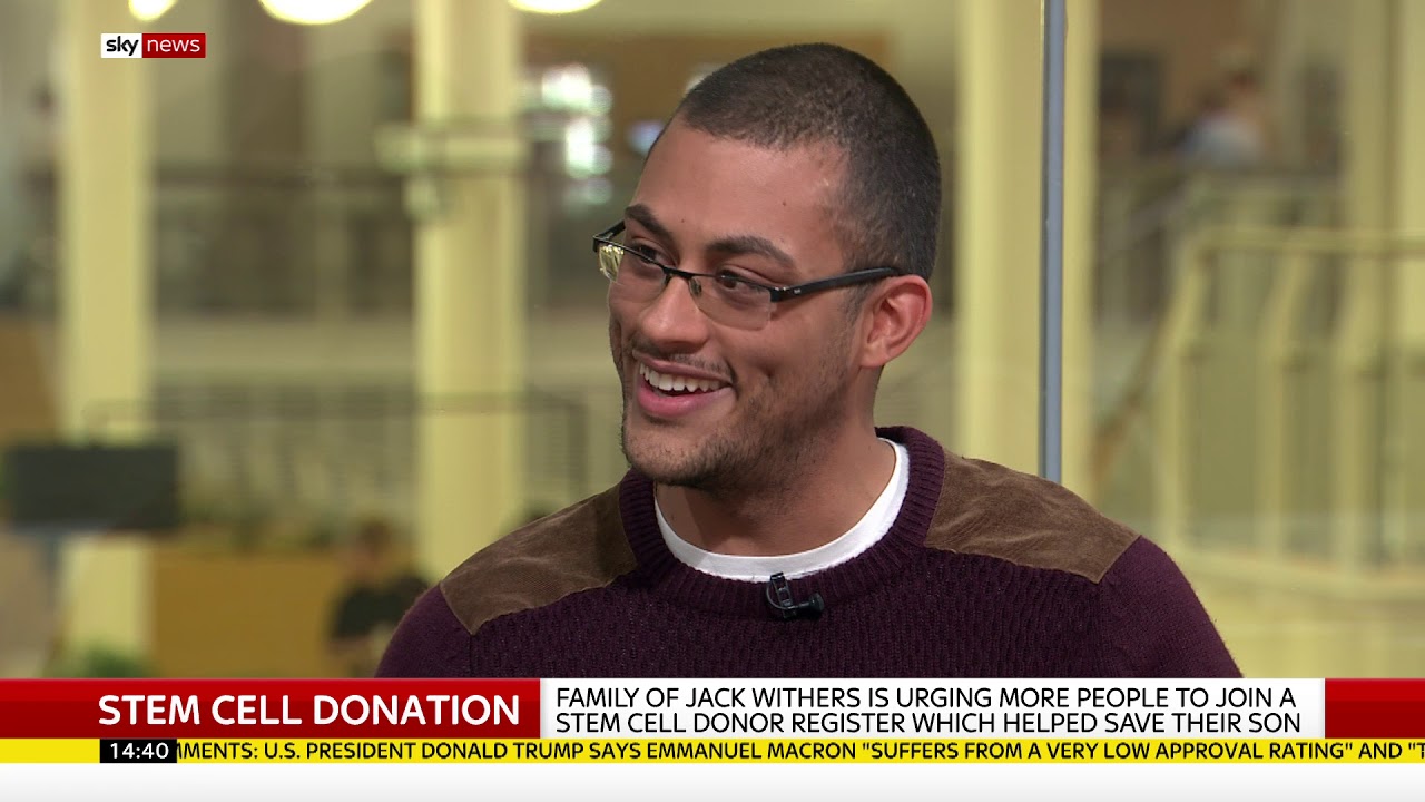 Myeloma fighter Peter & DKMS donor Alex on the Kay Burley Sky Show