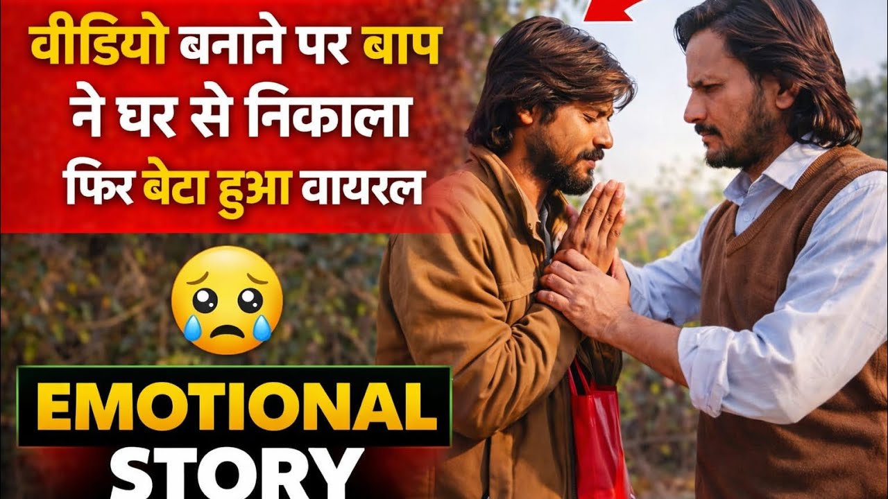 वीडियो बनाने पर बाप ने घर से निकाला 😢 फिर बेटा हुआ वायरल | Emotional Comedy Video