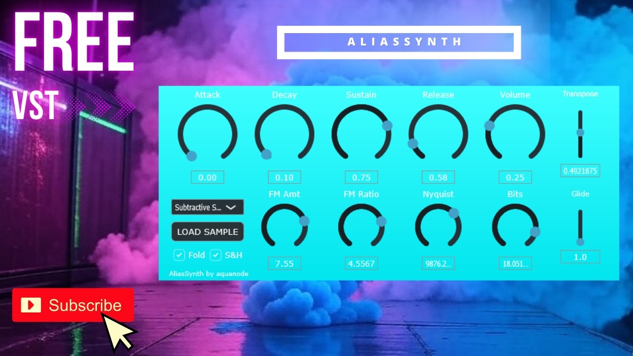 Free Synth🎹💥AliasSynth by Aqua Node