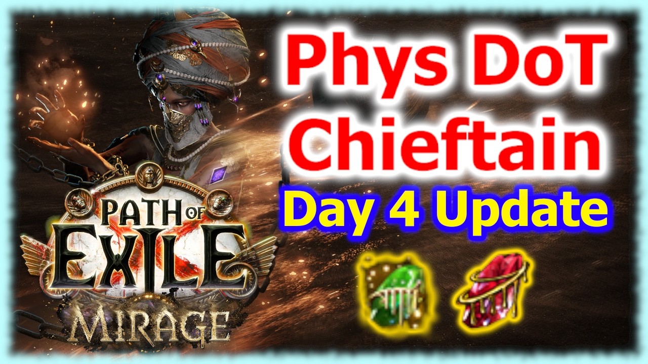 Обновление Crazy Boot Craft and Build! | Phys DoT Chieftain | Path of Exile 3.28 Mirage