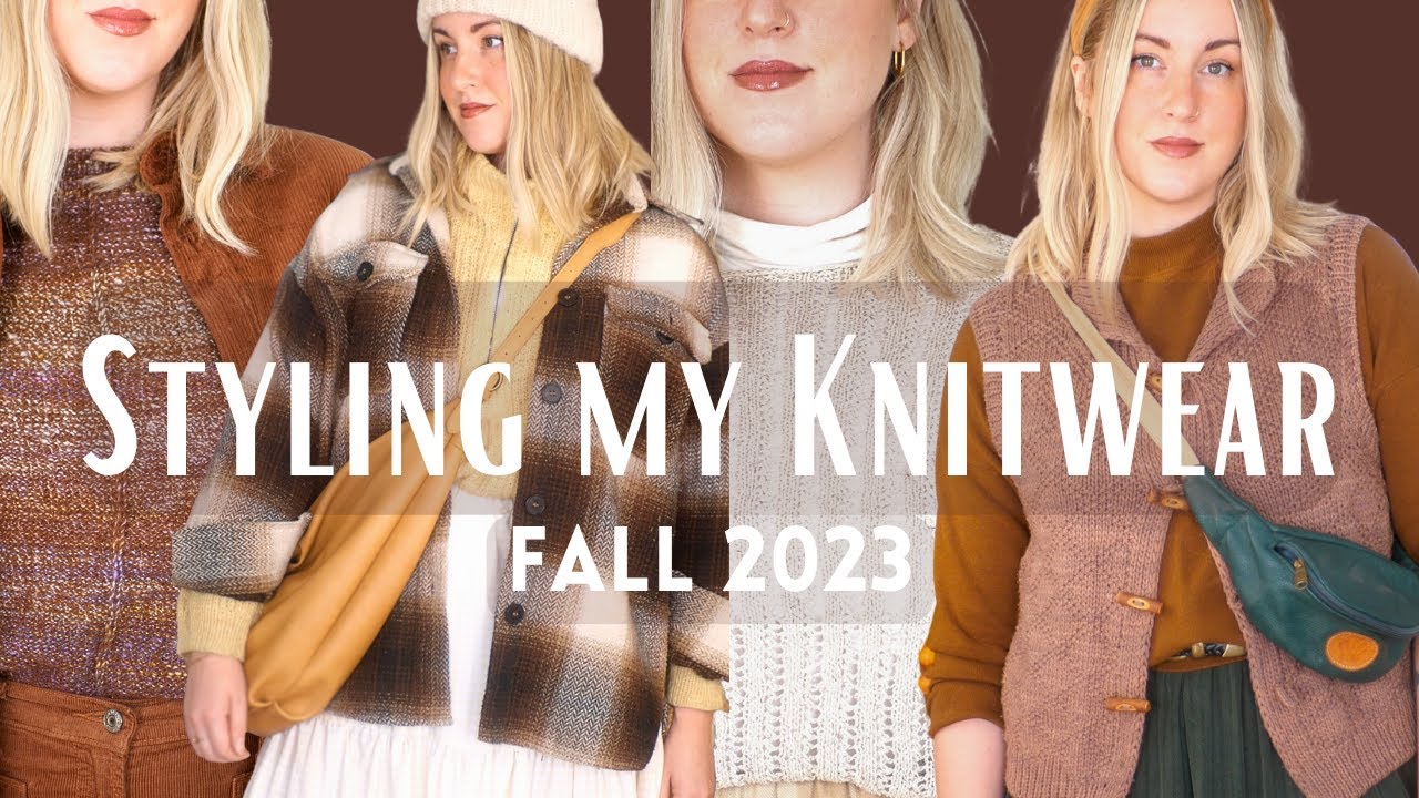 Styling my Hand-Knit Sweaters for Fall