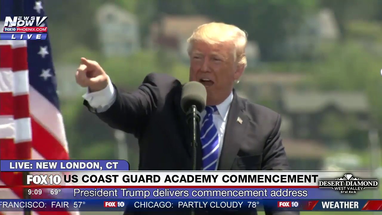 FNN: Trump Gives ADVICE About Life Being Unfair, His Treatment by Media During Commencement Speech