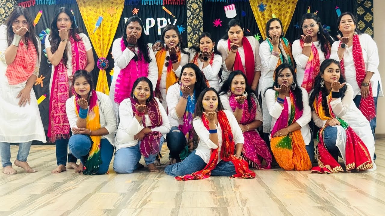 Happy Holi Zumba group 