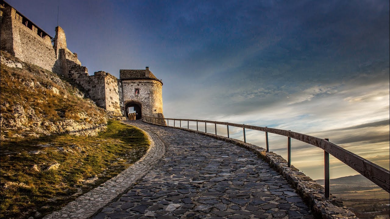 Sümeg Castle / Sümegvár near Balaton in Hungary - 4K