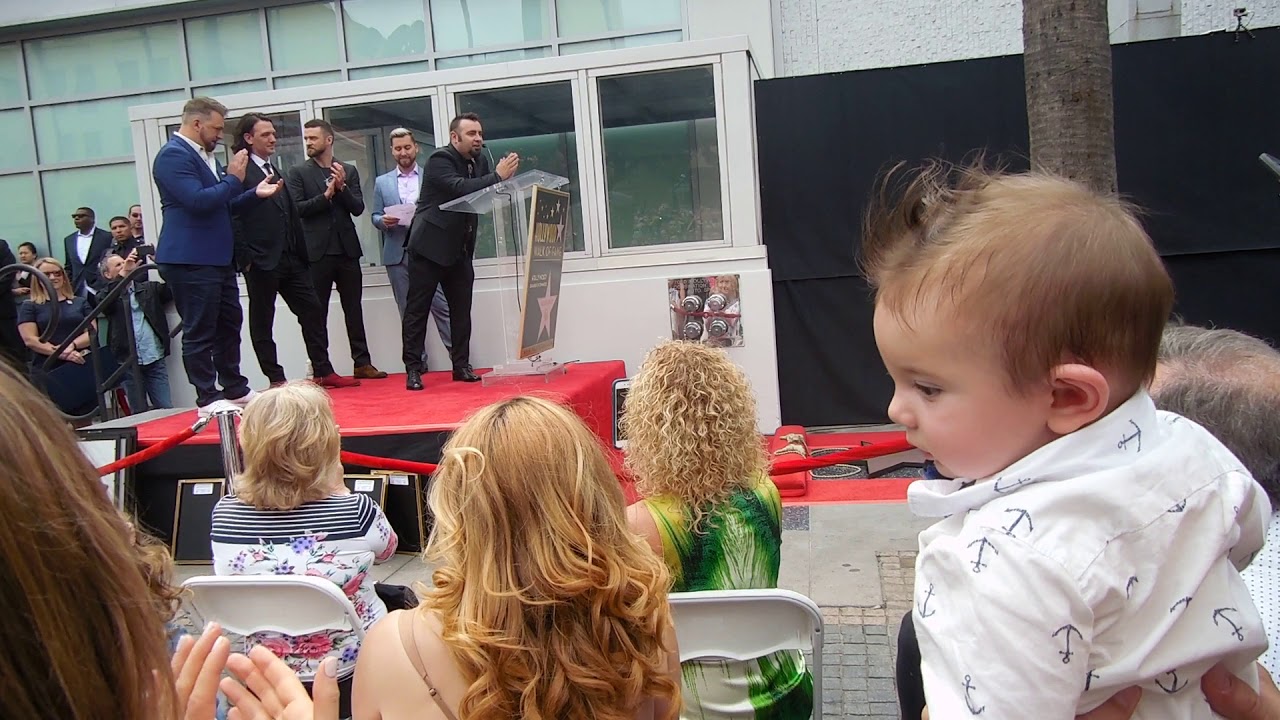 *NSYNC Hollywood Walk of Fame Ceremony 4.30.18 (my footage)