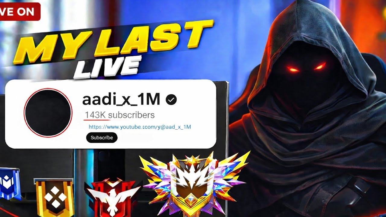 Aadi_x_1m is coming 🥷🏻 free fire 😎🔥 #subscribe
