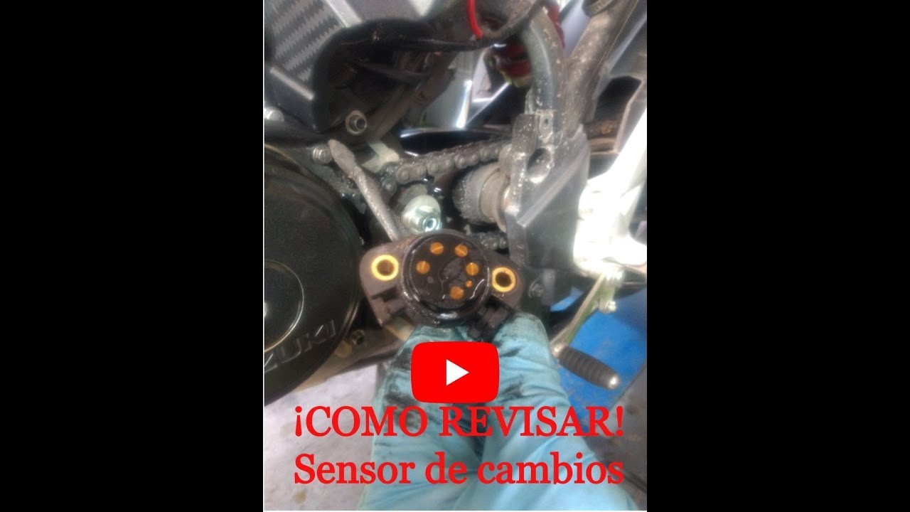 Como revisar el sensor de los cambios de  Suzuki GIXXER