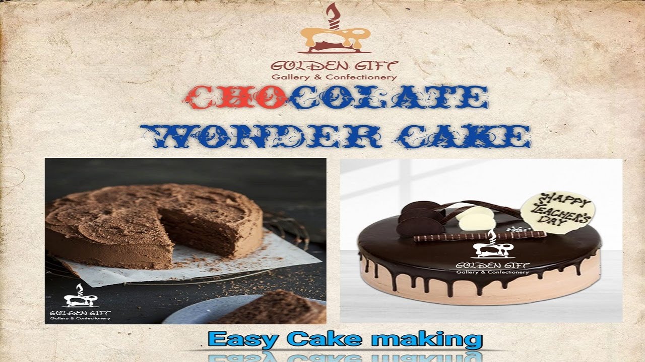 CHOCOLATE WONDER CAKE.GoldenGiftGallery & Confectionery