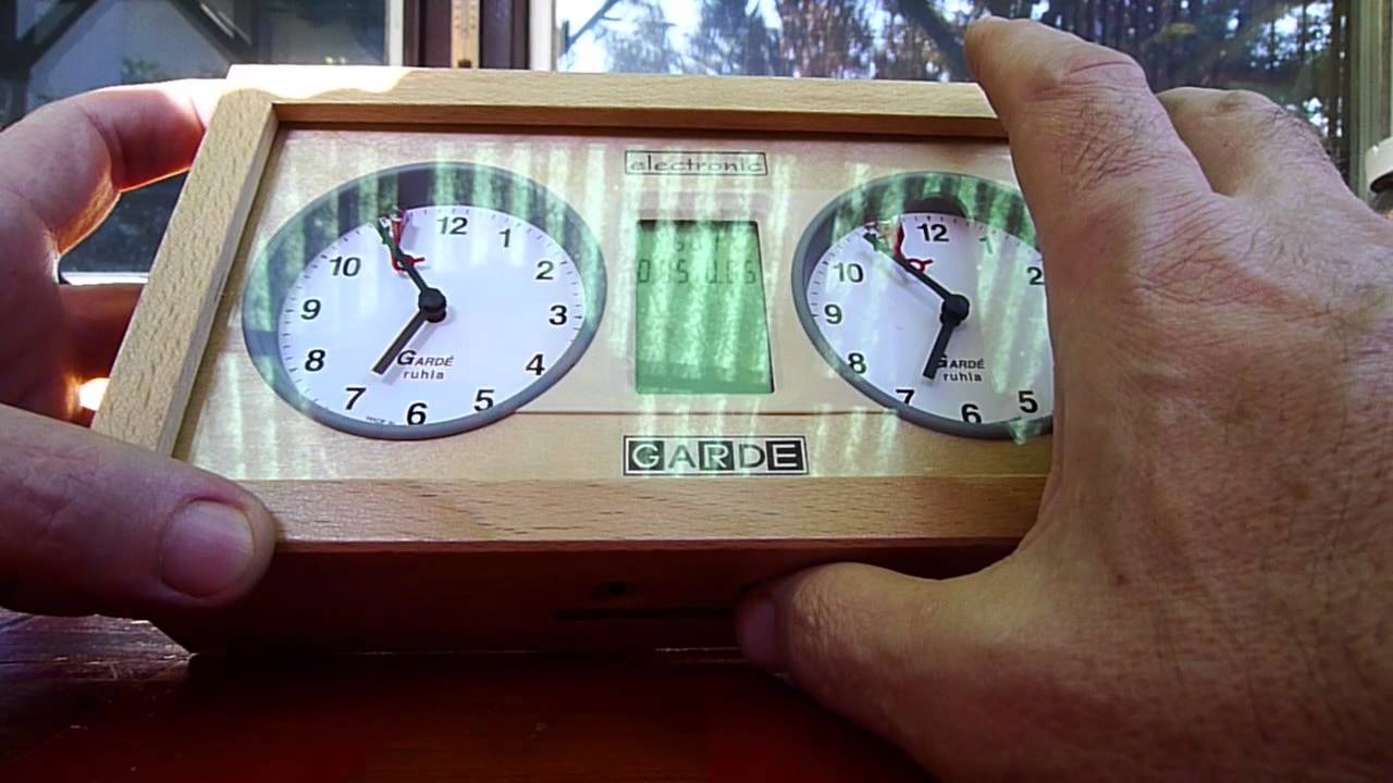 Chess Clocks Setup Test #09 - Garde electronic