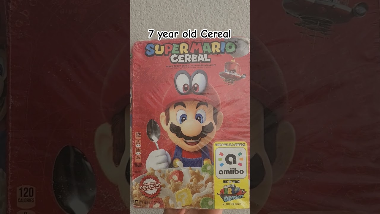 Mario Cereal is 7 Years Old 