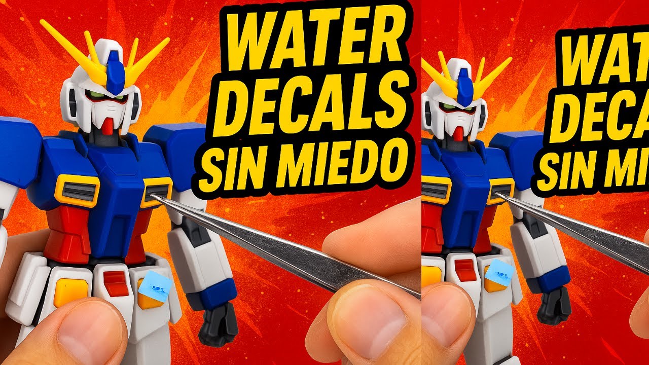 Como colocar water decals sin miedo.